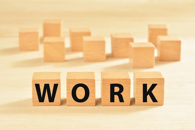 WORK木製のブロック